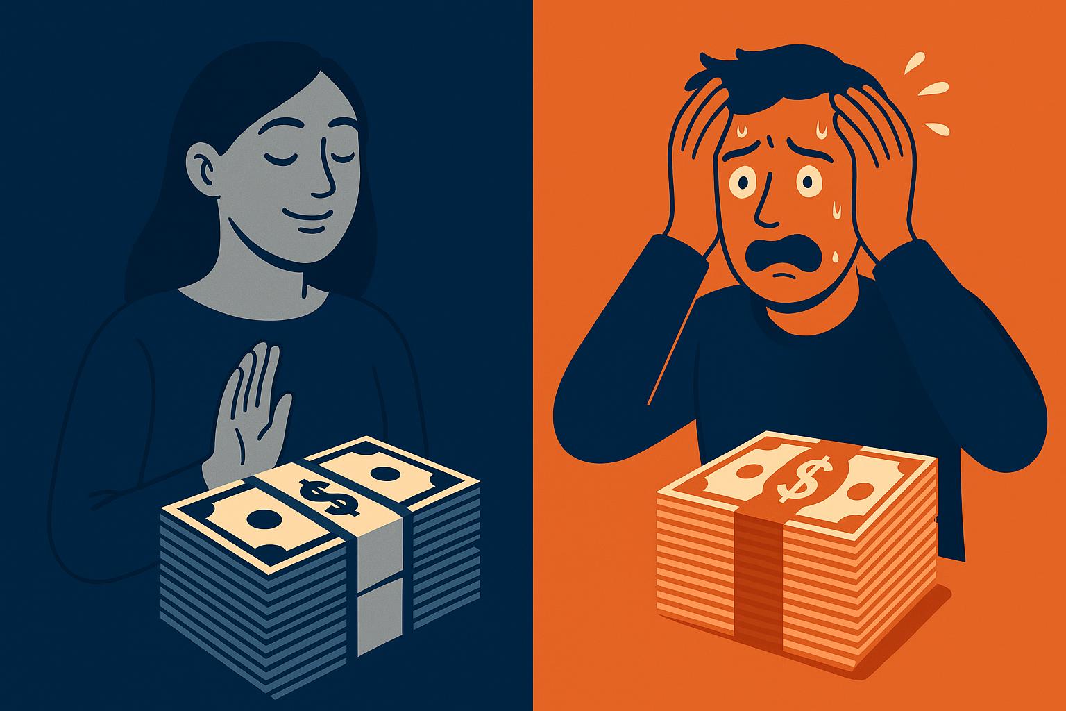 Receber uma grande quantia em dinheiro te traria paz... ou pânico? - Medicina Financeira por Admilson Longo